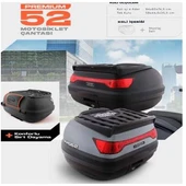 WOGEN 52 LİTRE PREMİUM SIRT DAYAMALI MOTOSİKLET ÇANTASI - NARDO GRİ - 1402 006 - 1