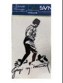 Atatürk Silüet Folyo Yapışkanlı Sticker - 2 adet - 1