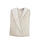 Royam 2 Parça %100 Pamuklu Kısmi Kadife Tek Kişilik Bornoz Seti thumbnail 8