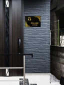 Zarif Ve Şık Pleksi Kapı İsimliği Kişiselleştirilmiş Daire Kapısı,Dış Kapı İsimliği Hediyelik Ürün thumbnail 3