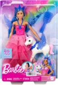 Barbie Mavi Saçlı Prenses Bebek HRR16 - 6