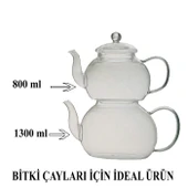 Cam Çaydanlık Takımı Ateşe Dayanıklı - 4