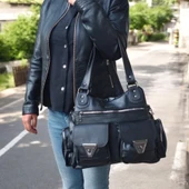 Lederax Suni Deri Çok Bölmeli Omuz Çantası LD511 thumbnail 2