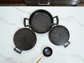 MyBru Döküm Omlet Tava 3'lü Set 18-20-22 Cm - 5