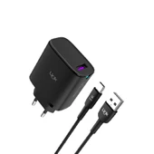 LinkTech C318 45W GaN QC3.0 USB-A to Type-C Kablolu Şarj Aleti Set - 3