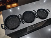 MyBru Döküm Omlet Tava 3'lü Set 18-20-22 Cm - 8