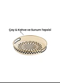 Prime Cream Emaye Servis Tepsisi – 28 CM - 2