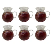 Borosilikat Cam Çay Bardağı – Isıya Dayanıklı Şeffaf Tasarım - 2