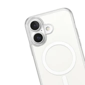 iPhone 17 Kılıf Magsafe Özellikli Şeffaf Silikon Kapak - 2
