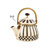 Prime Cream Emaye Bitki Çayı Demliği thumbnail 3