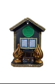 Allah & Muhammed Lafızlı Kabeli Nazar Ayeti Bakara ve Fatiha Plastik Biblo - 1