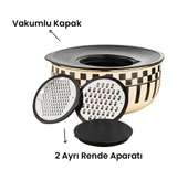 Prime Cream 5 Parça Rendeli Saklama ve Karıştırma Kabı – 24 CM - 4