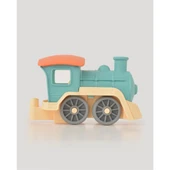 LC Bej Oyuncak Tren Lokomotif - 1