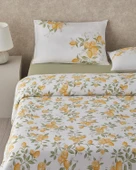 English Home Amalfi Breeze Baskılı Tek Kişilik Pike Takımı 150x220 cm Sarı - 4