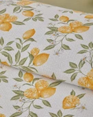 English Home Amalfi Breeze Baskılı Tek Kişilik Pike Takımı 150x220 cm Sarı - 2