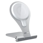 Nillkin NKT11 MagStand 15W Kablosuz Şarj Cihazı Katlanır Masa Üstü Stand - 9