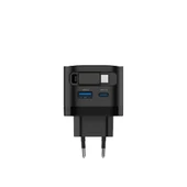 LinkTech G855 Premium 35W QC4.0 GaN USB-A + Type-C Sabit Kablolu Şarj Aleti - 5
