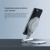 Nillkin NKT11 MagStand 15W Kablosuz Şarj Cihazı Katlanır Masa Üstü Stand - 12
