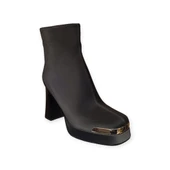 GUJA 25K414-2 PLATFORM TOPUK KÜT BURUN KLASİK KADIN BOT thumbnail 3