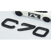 DK Tuning C70 Siyah ABS 3M 3D Bagaj Yazı Logo Volvo İle Uyumlu - 3