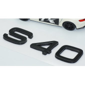 DK Tuning S40 Siyah ABS 3M 3D Bagaj Yazı Logo Volvo İle Uyumlu - 3