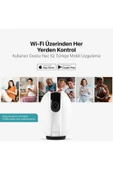 Wizi Pro Full HD 3MP Çif Yönlü Görüşmeli 360 Derece Tak Çalıştır Wi-Fi Akıllı Kamera - 7