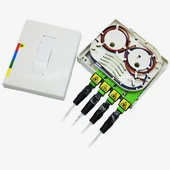 ODS 1 PORT SURFACE Fiber Optik Duvar Tipi Montaj Kutusu Beyaz 13SFP1PWT - 2