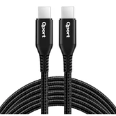 QPORT Q-TYPE-C3 3metre TYPE-C Görüntü Kablosu thumbnail 2