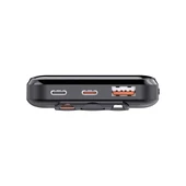 PowerBoost NIGHT 135B 10000mAh 22.5WDahiliKablo LCD GizliLED Siyah Taşınabilir Şarj Cihazı Powerbank - 7
