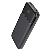 PowerBoost NIGHT 135B 10000mAh 22.5WDahiliKablo LCD GizliLED Siyah Taşınabilir Şarj Cihazı Powerbank - 4