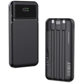 POWERBOOST NIGHT 125B 10000mAh 22.5W Dahili Kablolu LCD Siyah Taşınabilir Şarj Cihazı Powerbank - 5