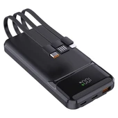 POWERBOOST NIGHT 125B 10000mAh 22.5W Dahili Kablolu LCD Siyah Taşınabilir Şarj Cihazı Powerbank - 4