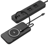 POWERBOOST MAG 120B 10000mAh 15W Magsafe 22.5W Siyah Kablosuz Taşınabilir Şarj Cihazı Powerbank - 2