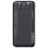 POWERBOOST NIGHT 125B 10000mAh 22.5W Dahili Kablolu LCD Siyah Taşınabilir Şarj Cihazı Powerbank - 2