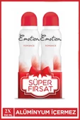 2 Adet Emotion Romance Kadın Vegan Deodorant 150 Ml Hızlı Kurur, Leke Bırakmaz - 1