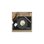 Mucit Home Silikon Çok Amaçlı Geniş Siyah Hamur Matı Hamur Açma Matı - 5