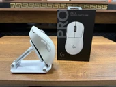 Logitech G PRO X Superlight 2 DEX Beyaz Lightspeed Hero Şarjlı Optik Kablosuz Oyuncu Mouse 910-007366 (İKİNCİ EL) - 2