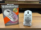 SteelSeries Aerox 3 Snow RGB Şarjlı Ergonomik Optik Kablosuz Oyuncu Mouse (İKİNCİ EL) - 2