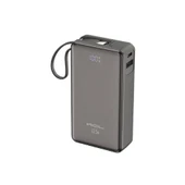 Pw-109 10000mah 22.5w Süper Hızlı Şarj Powerbank - Lcd Ekranlı, Type-c Dahili Kablo, 3 Cihaz Şar thumbnail 2