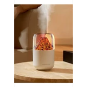 Y10 Hava Nemlendirici Volkanik Tasarım Humidifier Ultrasonik Sessiz Buhar Makinesi Aroma Difüzörü - 2