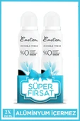2 Adet Emotion Invisible Fresh Black & White Kadın Deodorant 150ml Vegan, Leke Bırakmaz - 1