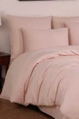 Cottonest SATEN NEVRESİM TAKIMI ÇİFT KİŞİLİK 200 X 220 PAMUKLU - 1
