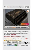Tesbih Kutusu Kişiye Özel Takı Kutusu Tesbih Koleksiyon Kutusu Hediye Kutusu 60 Tesbihlik (karamel) - 3