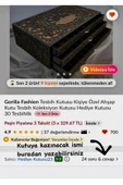 Tesbih Kutusu Kişiye Özel Ahşap Kutu Tesbih Koleksiyon Kutusu Hediye Kutusu 30 Tesbihlik - 6