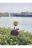 İB GLOBAL Gramafon Müzik Kutusu - Anneler Günü Hediyesi -Sevgililer Günü Hediyesi - 2
