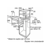 Bosch HBJ558YH5T 66 L Serie 6 Ankastre Fırın thumbnail 8