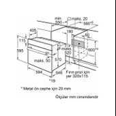 Bosch HBJ558YH5T 66 L Serie 6 Ankastre Fırın thumbnail 7
