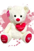 İB GLOBAL 47 CM PELUŞ AYICIK SEVGİLİER GÜNÜ ÖZEL HEDİYESİ - 2