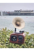 İB GLOBAL Gramafon Müzik Kutusu - Anneler Günü Hediyesi -Sevgililer Günü Hediyesi - 3