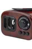 İB GLOBAL Klasik Radyo Görünümlü Gramofon Müzik Kutusu Retro Tarzı Ev Dekorasyon Hediyelik Süs Eşyası - 3